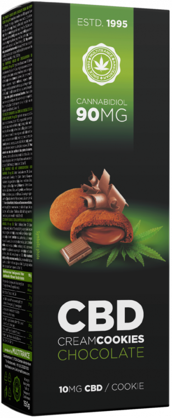 CBD Chocoladeroomkoekjes (90 mg)