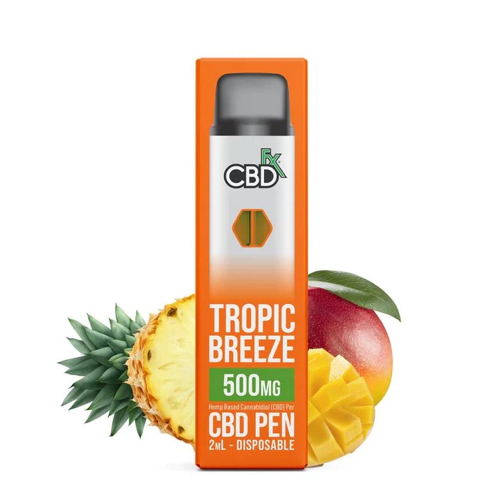 CBDfx Tropic Breeze CBD Vape ペン 500 mg CBD、2 ml