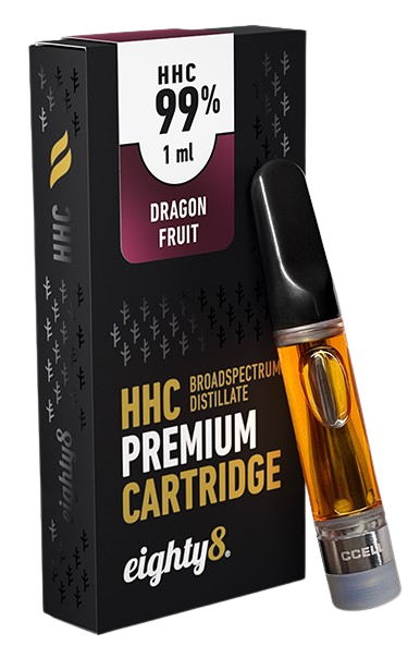 Eighty8 HHC კარტრიჯი Dragon Fruit - 99 % HHC, 1 მლ