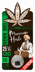 Euphoria CBD Hash marokkansk 25% CBD 1 g