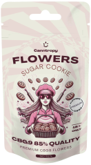Canntropy Biscuit au sucre aux fleurs CBG9, qualité CBG9 85 %, 1 g - 100 g