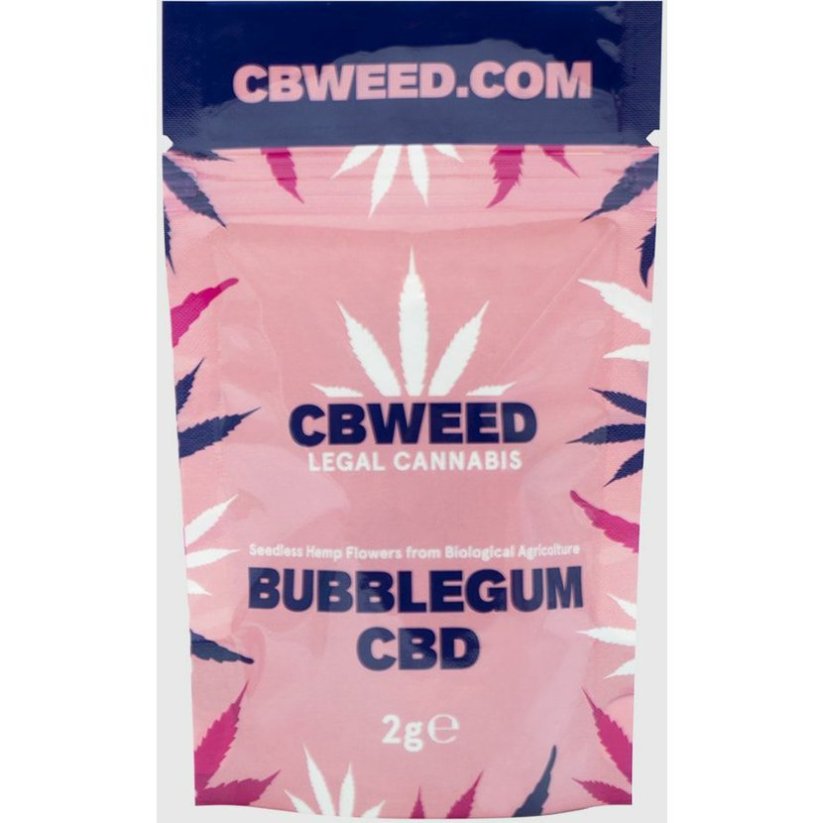 Cbweed CBD Hemp Flower Bubble Gum - 2 to 5 grams