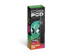 Czech CBD HHC Vape-pen disPOD Alien OG 2000 mg, 2 ml