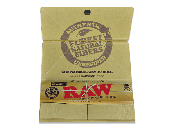 RAW-Papiere Classic Artesano Kingsize Slim + Tips - BOX, 15 Stück