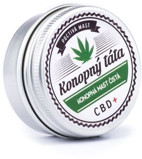 Konopny Tata Travel Unguento alla canapa puro, 15 ml, 17 mg CBD