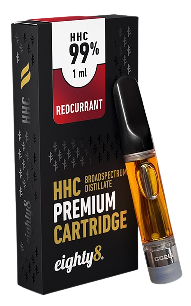 Eighty8 HHC kasetė Raudonųjų serbentų - 99 % HHC, 1 ml