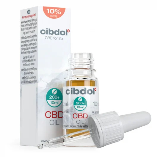 Cibdol CBD-öljy 10 %, 1000 mg, 10 ml