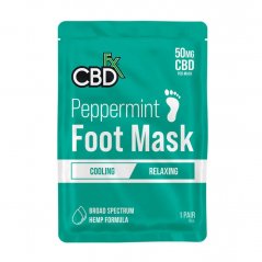 CBDfx Mátová CBD maska na chodidla, 50 mg