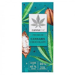 CANNALINE Cannabischoklad Mörk 80g
