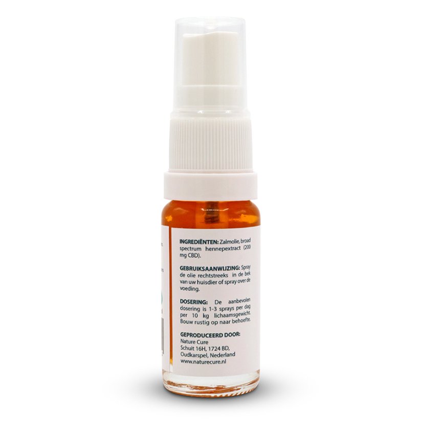 Nature Cure CBD Salmon Oil for animals 2%, 10 ml, 200mg