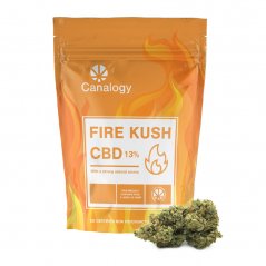 Canalogy CBD hampa blomma Brand Kush 13 %, 1g - 1000g