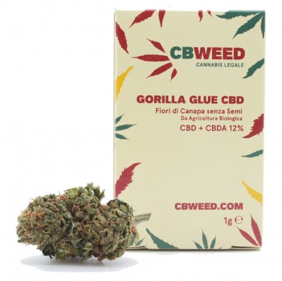 Cbweed CBD Konopný kvet Gorilla Glue - 1 gram
