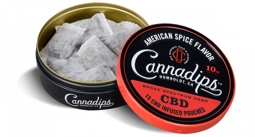 Cannadips American Spice 150mg CBD - 5 opakowań