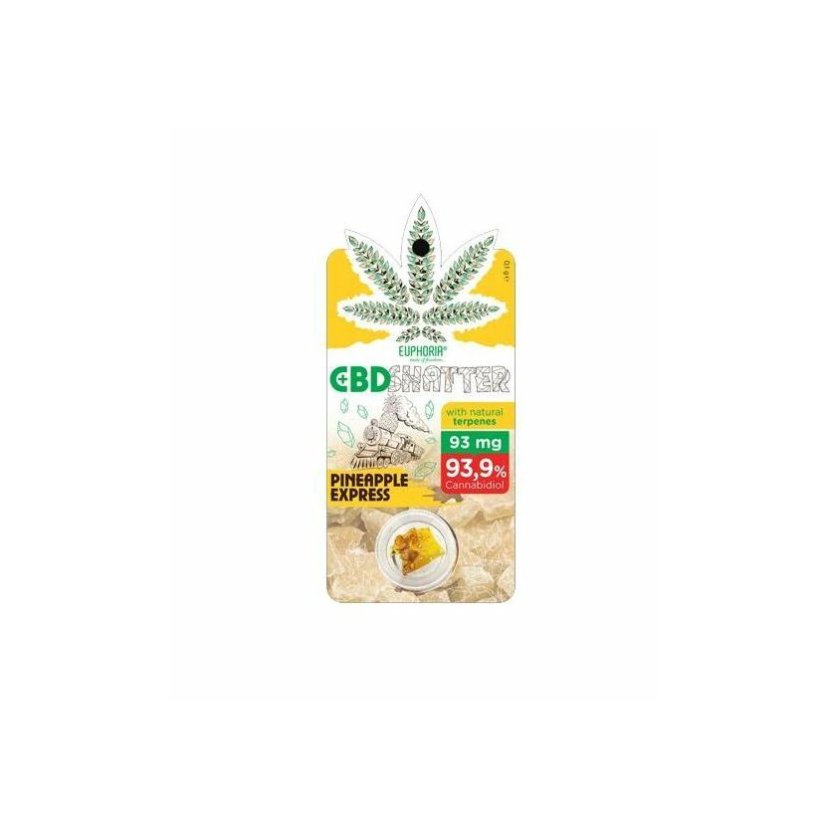 Euphoria Shatter Pineapple Express (93 mg kuni 465 mg CBD)