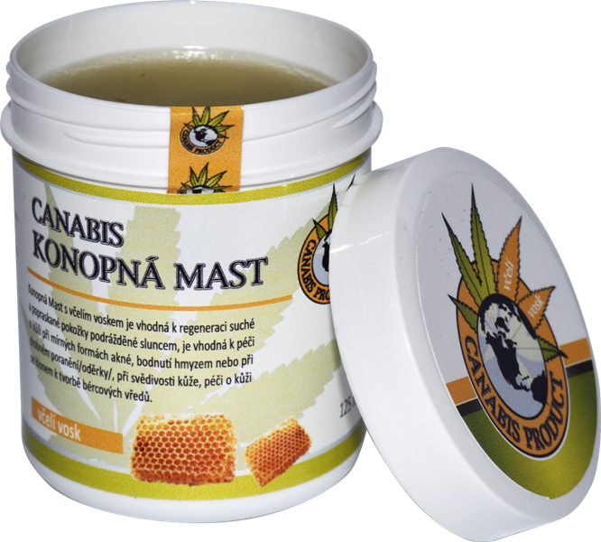 Canabis Product Konopná mast se včelím voskem 60 ml