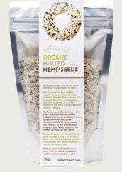 Sun & Seed Lúpané konopné semienka Bio Raw 250g