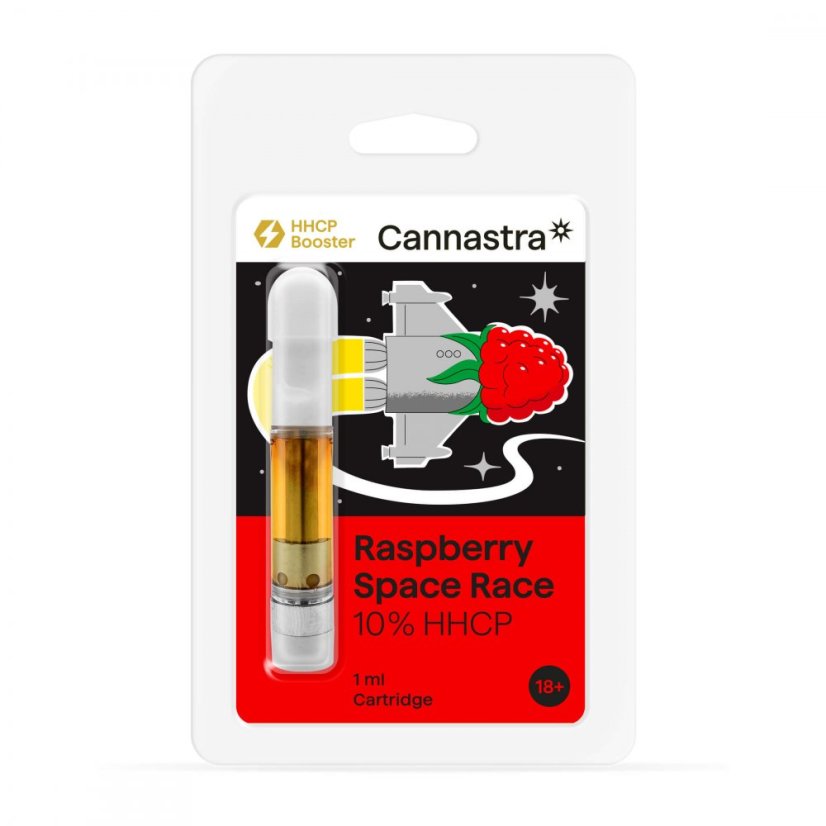 Cannastra HHCP kazetta Raspberry Space Race, 10 %, 1 ml