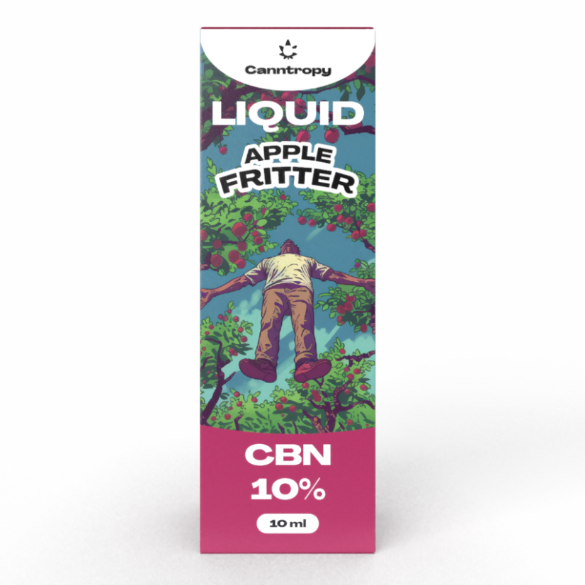 Canntropy Frittella di mele liquida al CBN, CBN 10 %, 10 ml