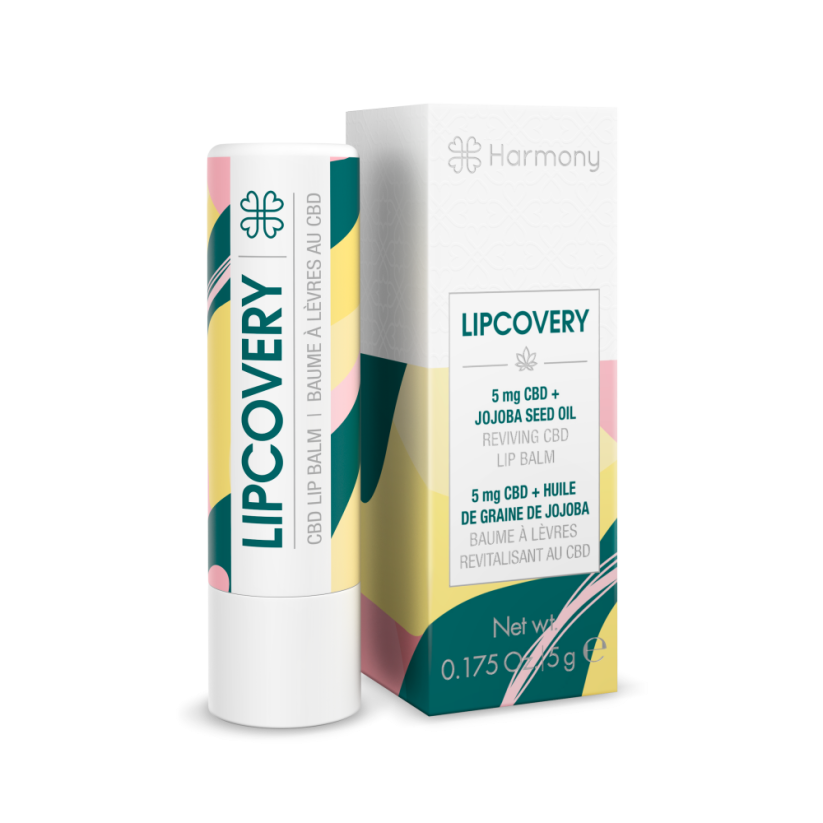 Harmony - Lipcovery Lippenbalsam mit CBD 5 mg, (5 g)