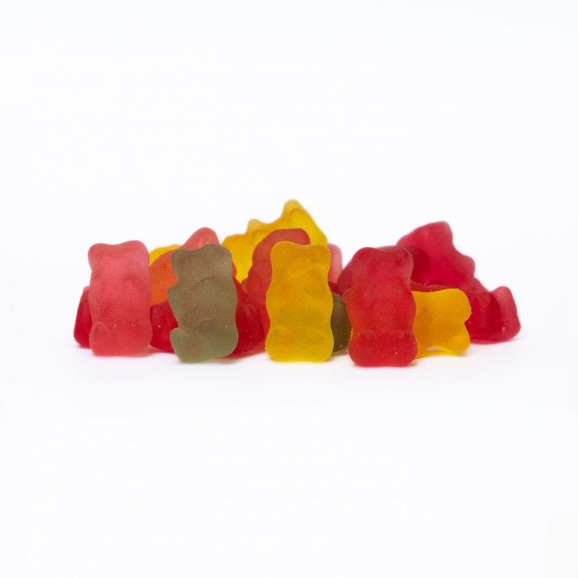 Hemnia CBD Gummies Gummy Bears, Kirsuber, Kiwi, Ananas, Jarðarber, 100 mg CBD, 20 stk x 5 mg, 45 g
