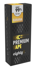 Eighty8 HHC Vape Banaan, 99 % HHC, 0,5 ml