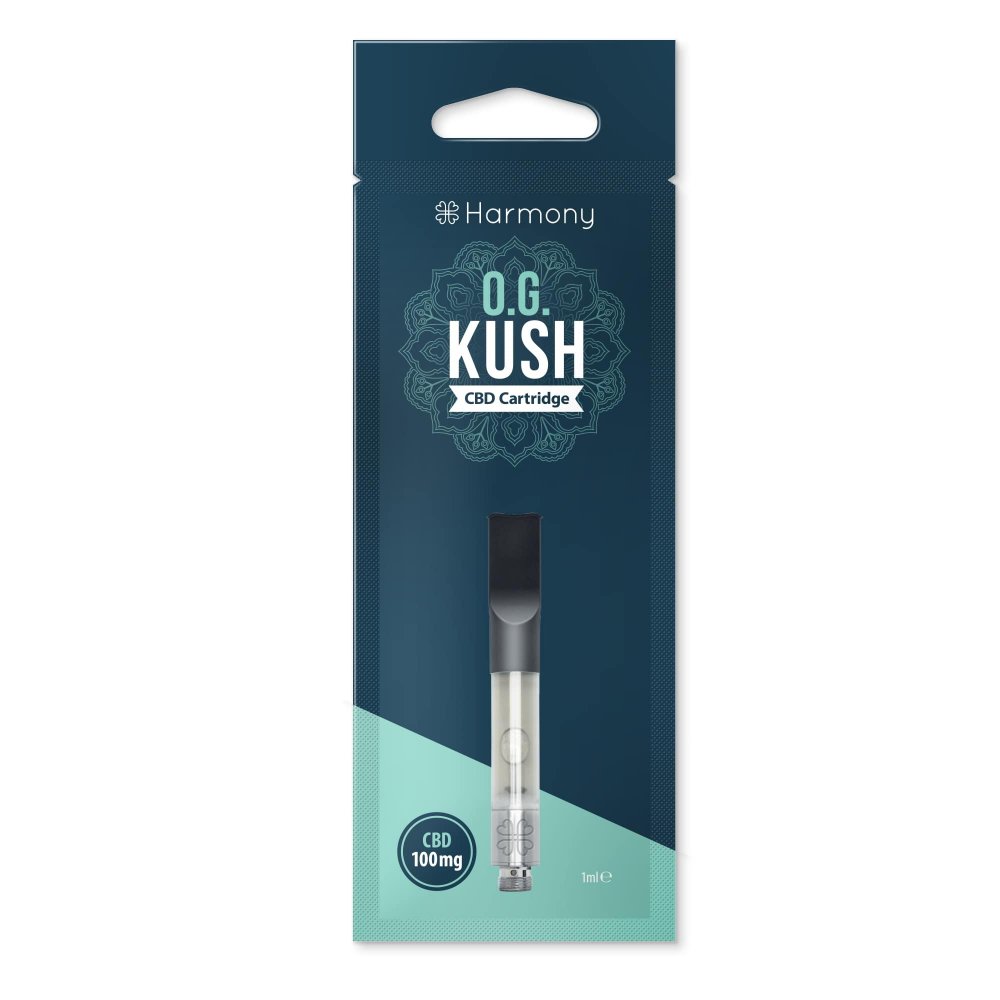 Harmony CBD O.G. Kush cartridge 1ml, 100 mg CBD