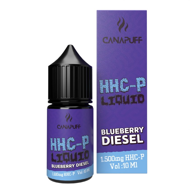 CanaPuff HHCP šķidrā Blueberry Diesel, 1500 mg, 10 ml