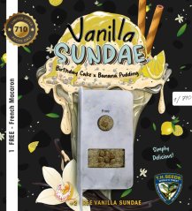 T.H.Seeds™ Cannabis Seeds Vanilla Sundae, різноманітна упаковка, фемінізована