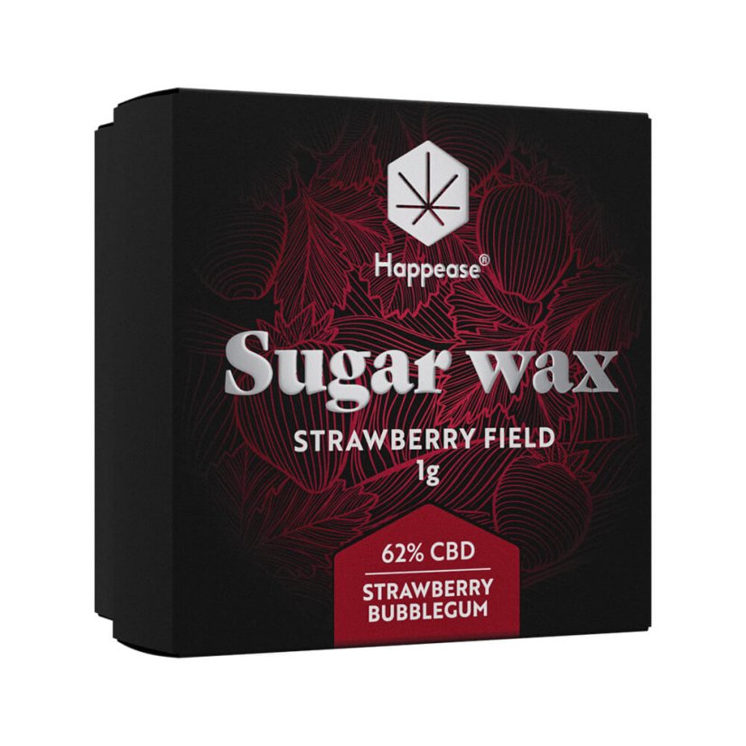 Happease - Екстракт шећерног воска из поља јагоде, 62% ЦБД, 1г