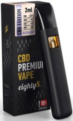 Eighty8 CBD Vape-pen Premium Bosbes, 2 ml