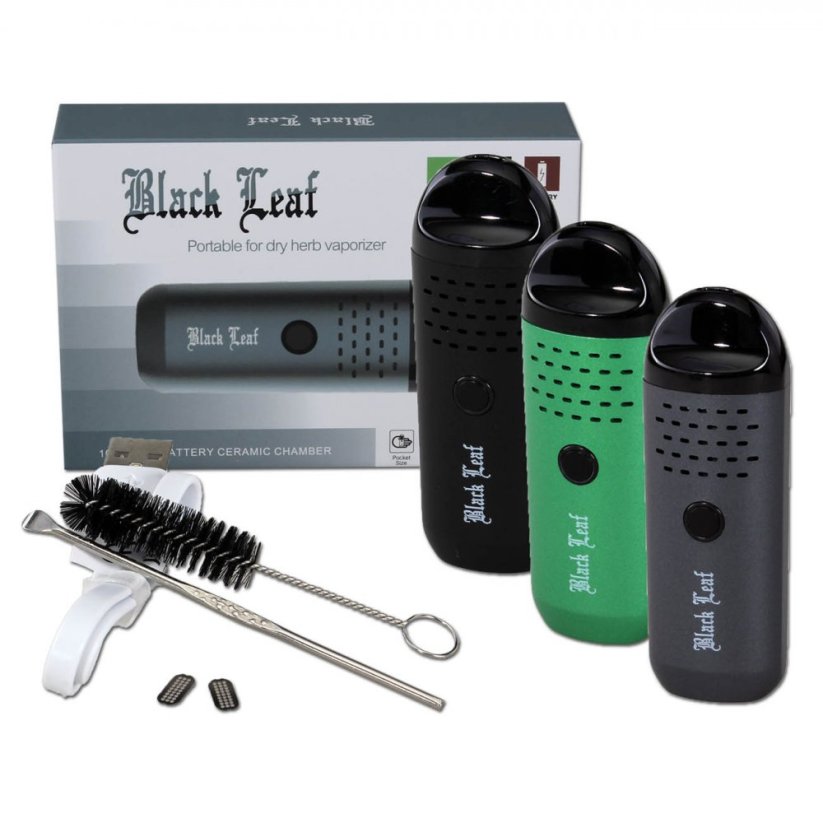 Black Leaf Mini-vaporizer för örter - grön