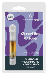 Canntropy HHC Blend Cartridge Gorilla Glue, 1% HHC-P, 1% HHC-O, 95% HHC, 0,5 მლ