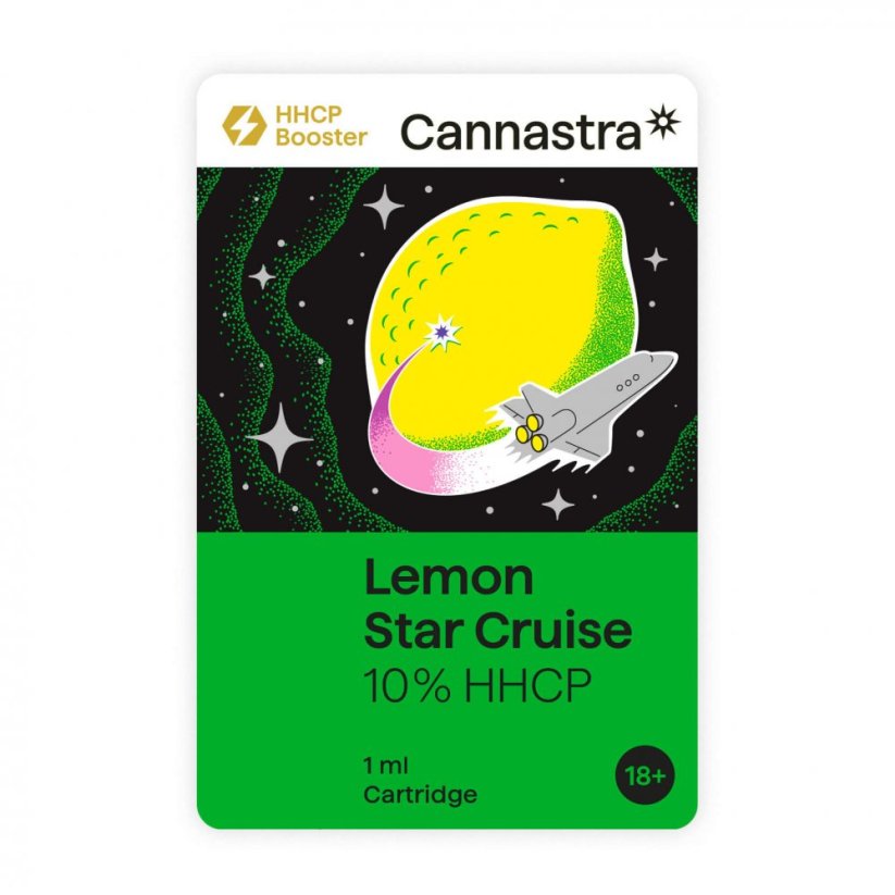 Cannastra HHCP kasetne Lemon Star Cruise, 10%, 1 ml