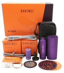 DaVinci MIQRO vaporizer - Amethyst / Purple / Fioletowy - Explorer´s Collection Set