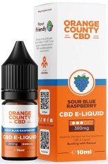 Orange County CBD E-Liquid Zure Blauwe Framboos, CBD 300 mg, 10 ml