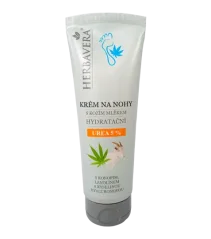 Herbavera crème hydratante pour les pieds au lait de chèvre, 120 ml