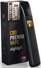 Eighty8 CBD Vape-pen Premium Super Silver Haze, 2 ml
