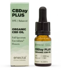 Enecta CBDay Plus Balanced Full Spectrum CBD масло 10%, 1000 mg, 10 ml