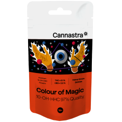 Cannastra 10-OH-HHC Flower Color of Magic 97 % kvalita, 1 g – 100 g
