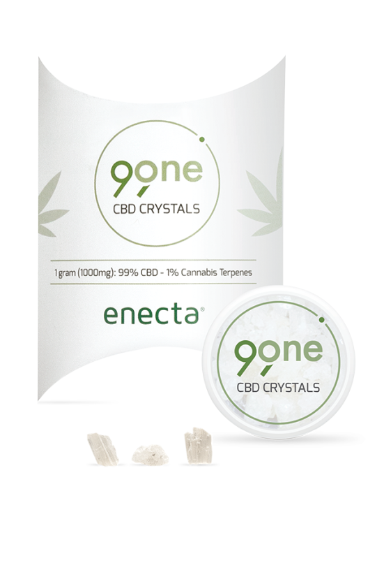 Enecta CBD kanapės kristalai (99%), 3000 mg