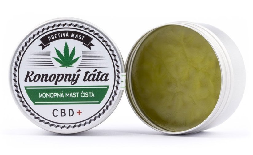 'Konopný Táta' (Hanf Vater) - Hanfsalbe Klar, 90 mg CBD, (80 ml)