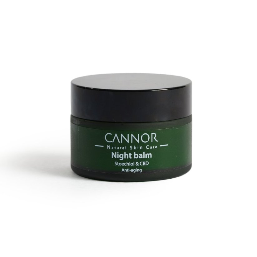 Cannor Night Moisturizing Balm med CBD - 25 ml