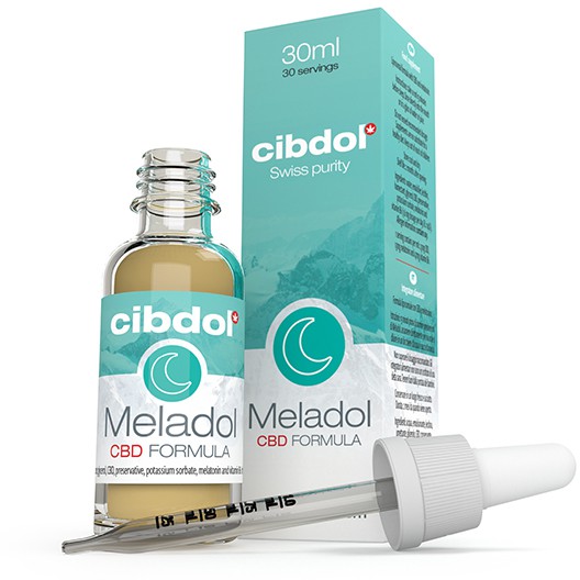 Cibdol Fall Sleep Meladol b'CBD 75 mg, 30 ml