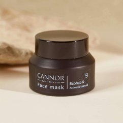 Cannor Facial Mask Baobab and Activated Charcoal, 30 ml