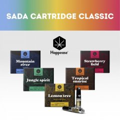 Happease Classic Cartridge, All 5 in 1 Set, 6000 mg, 85% CBD, 10 ks x 600 mg