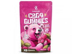 CanaPuff CBG9 Gummies Framboos, 5 stuks x 25 mg CBG9, 125 mg