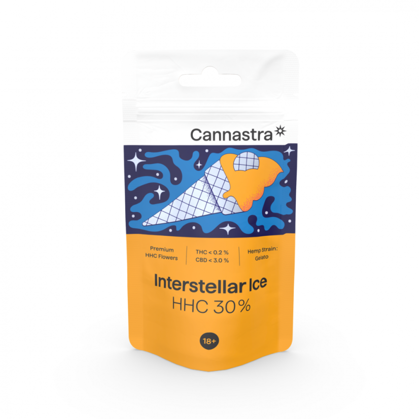 Cannastra HHC Flower Interstellar Ice 30 %, 1 - 100 g