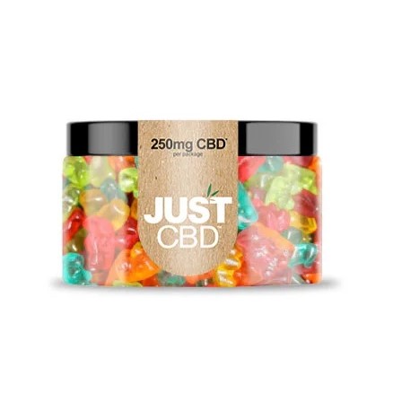 JustCBD puuviljakommid 250 mg - 3000 mg CBD