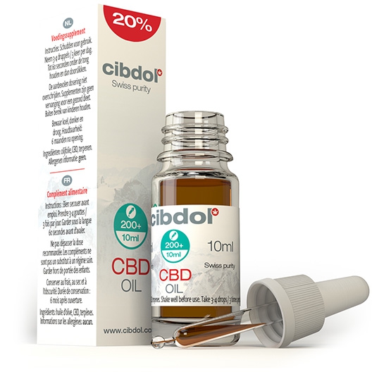 Cibdol Óleo CBD 20%, 2000 mg, 10ml
