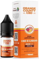 Orange County CBD E-リキッド ピンクレモネード、CBD 300 mg、10 ml